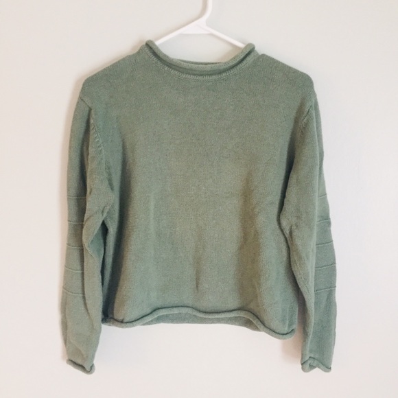 Christopher & Banks Sweaters - Khaki Green Sweater Christopher & Banks Sweaters - Khaki Green Sweater